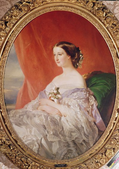 Emperatriz Eugenia (1826-1920) después de un retrato de Francois Xavier Winterhalter (1806-73) de Jean Baptiste Ange Tissier